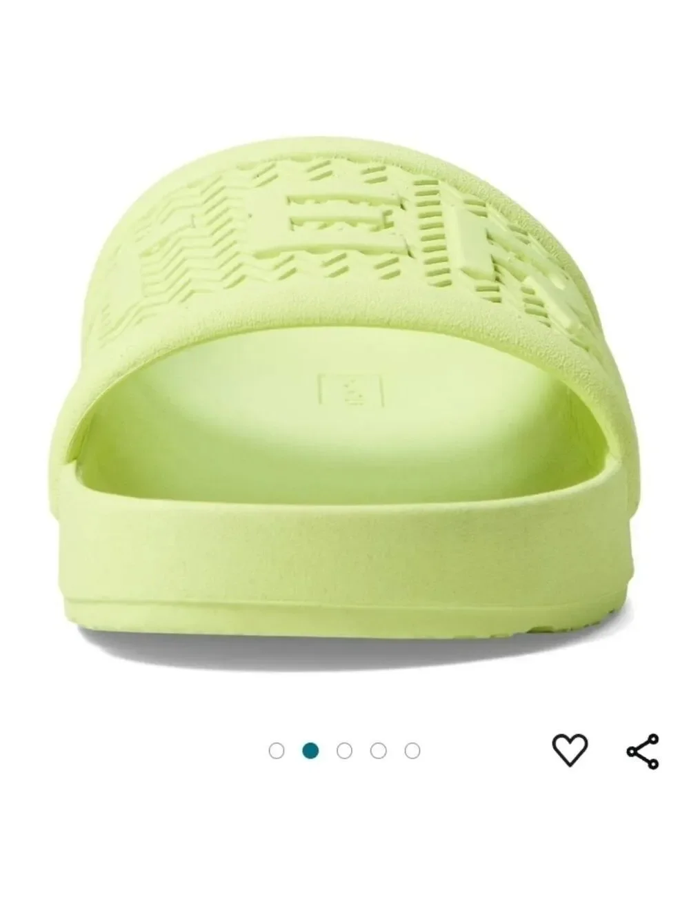 Hunter Men's Bloom Algae Foam Slide in Zesty Yellow